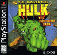 Incredible Hulk Pantheon Saga PAL Playstation PAL box art